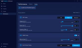 Intel ARC B580 Limited Edition - overclocking