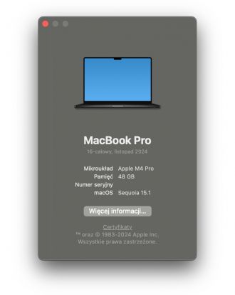 Προδιαγραφές MacBook Pro