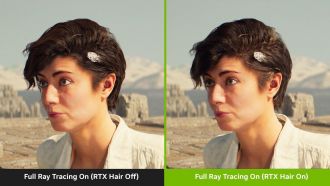 NVIDIA CES 2025 - RTX Hair ON