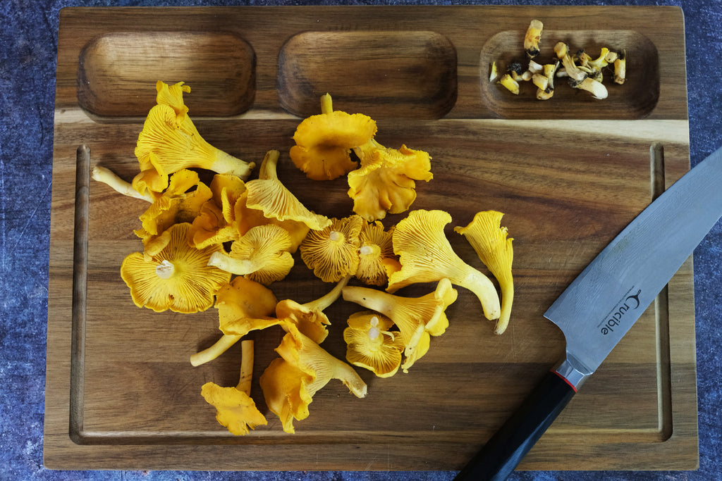 περιποίηση των μανιταριών chantarelles