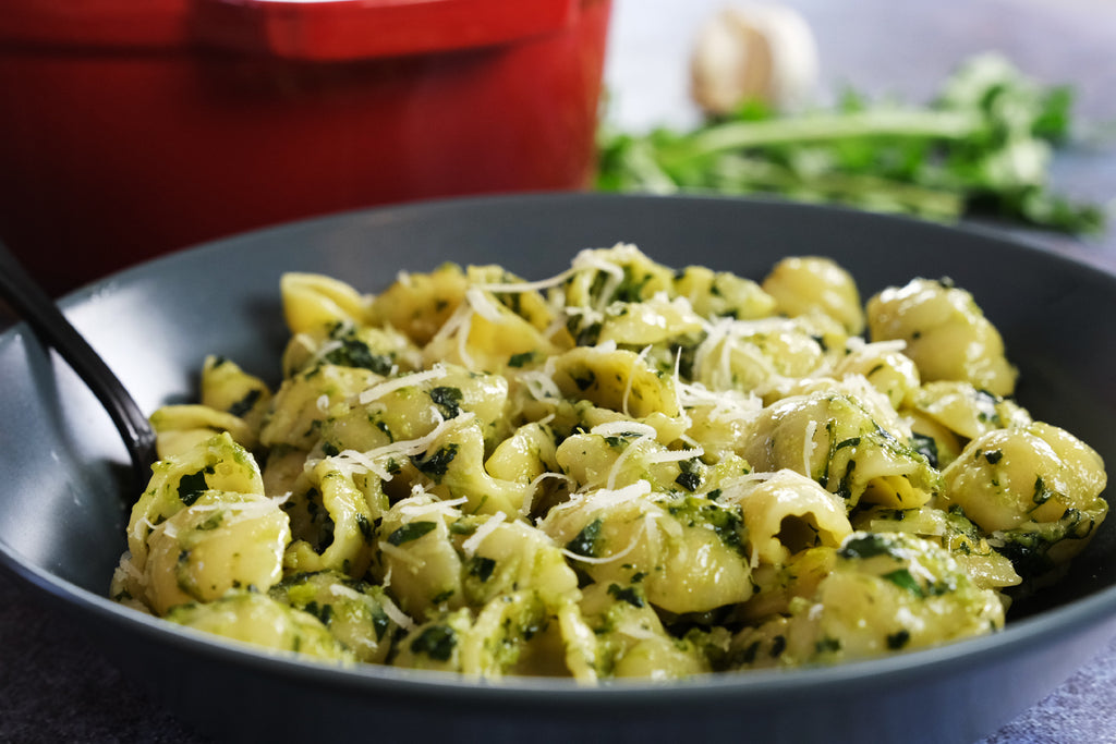 pandelion pesto pasta